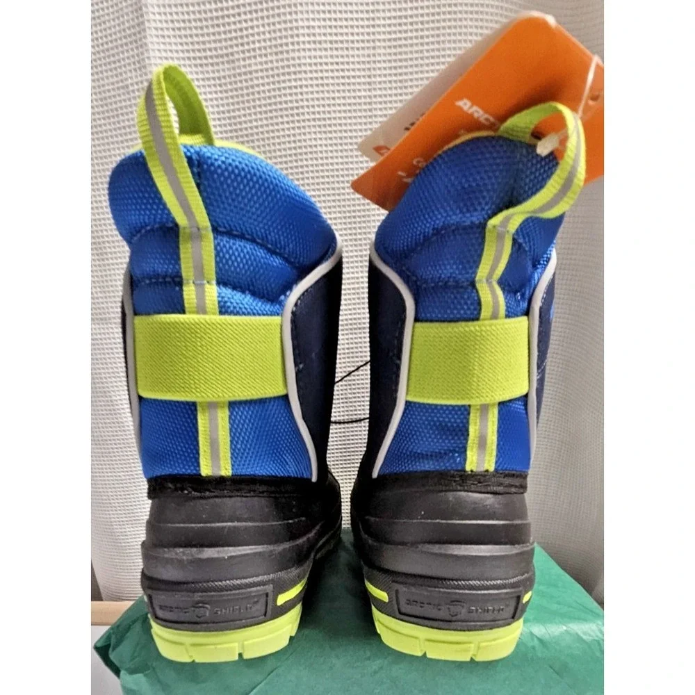 NWT Arctic Shield Sintetico waterproof insulated blue snow boot boy US 10/EU27.5
